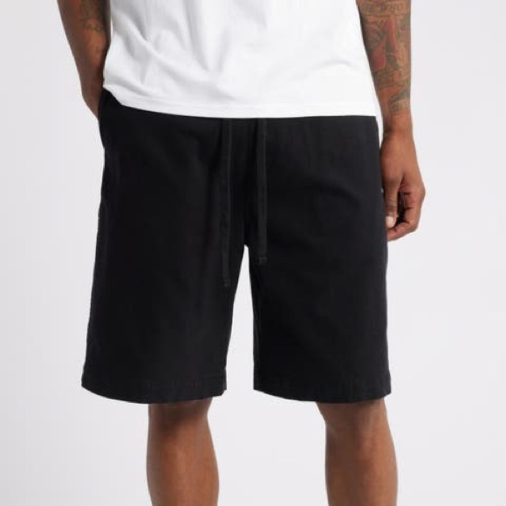 Nordstrom Men's Black Flat Front Shorts